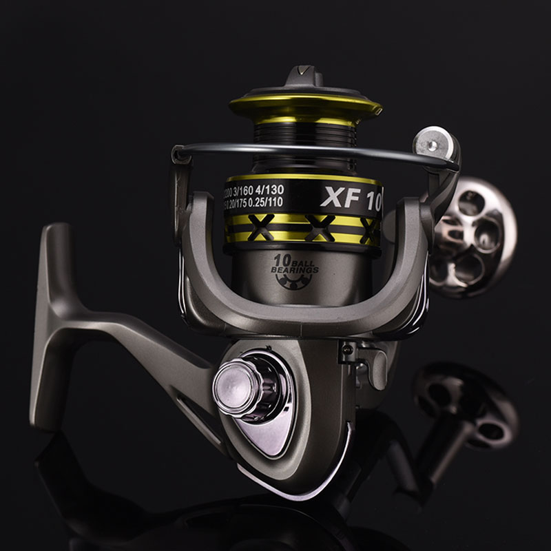 AQST 高品質 XF1000-6000 金屬線軸卷線器、旋轉釣魚卷線器
