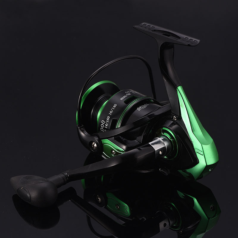 批發定制品質低價新型釣魚紡線輪大魚旋轉魚線輪